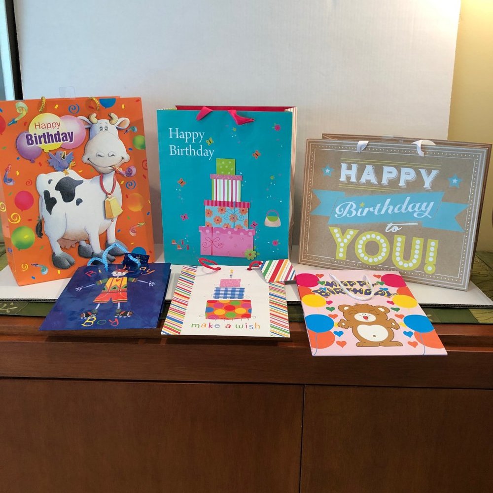 Assorted Birthday Theme Gift Bags